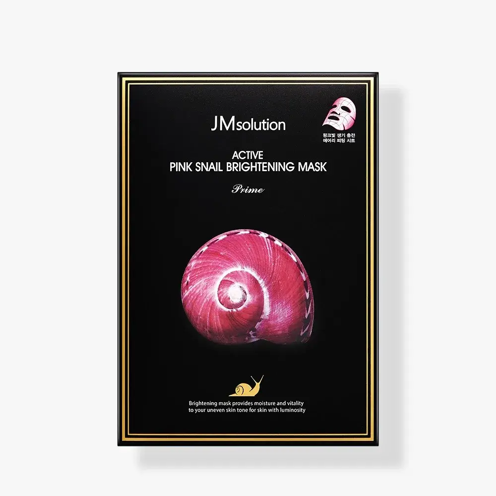 JM Solution Active Pink Snail Brightening Mask Prime — 10 sheets